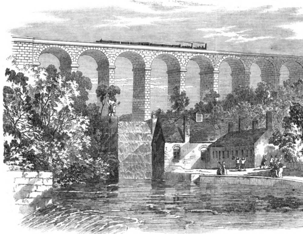 The Opening of the Great Southern and Western Railway from Dublin to Cork — the Monard Viaduct