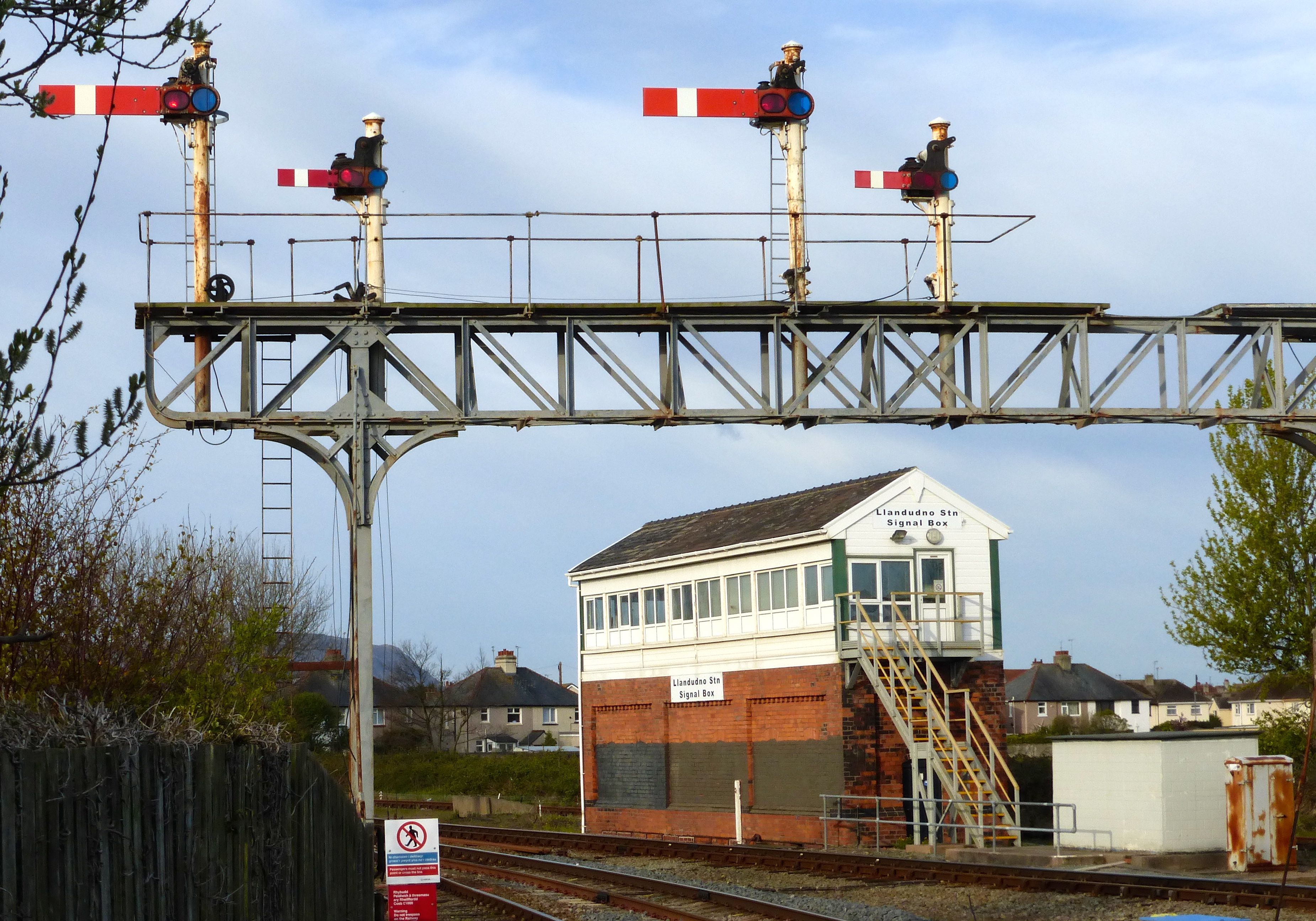 Signalbox and gantry