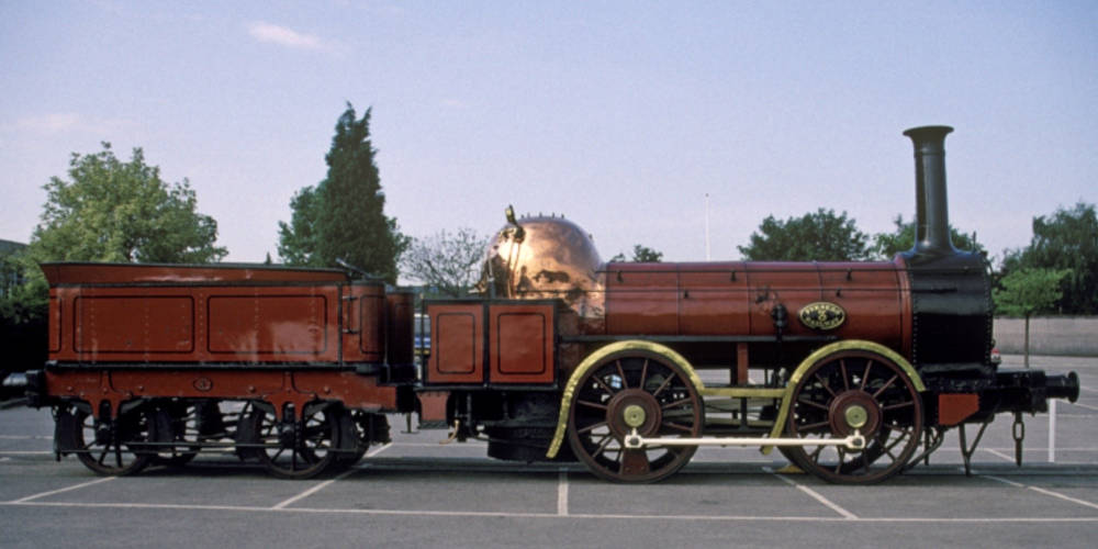 'Coppernob' 0-4-0, No 3. Furness Railway steam locomotive.  1846