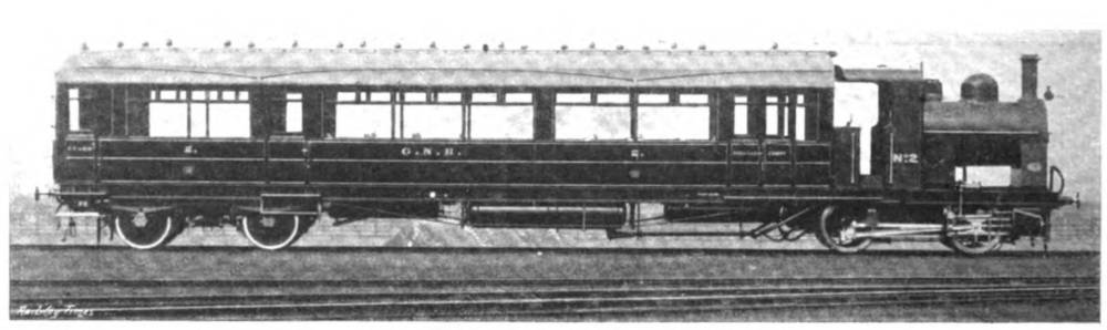 New Steam Motor Car for the Great Northern Railway