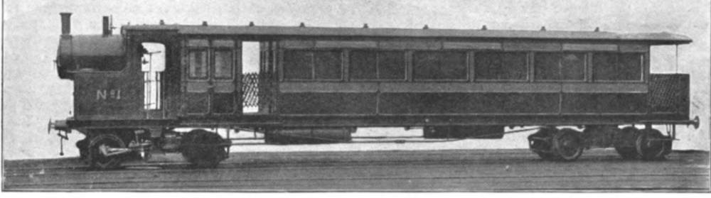 New Steam Motor Car for the Great Northern Railway