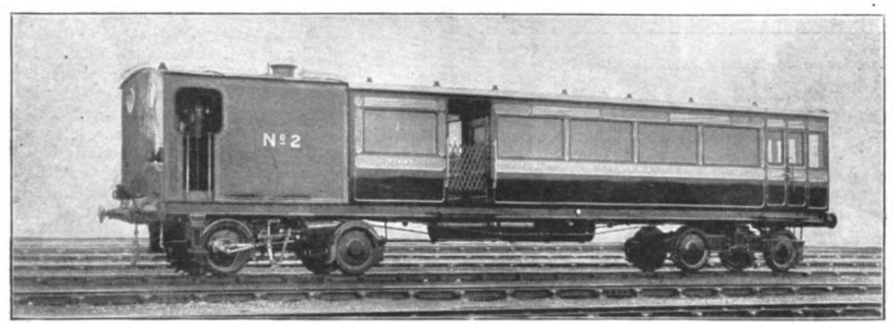 New Steam Motor Car for the Great Northern Railway