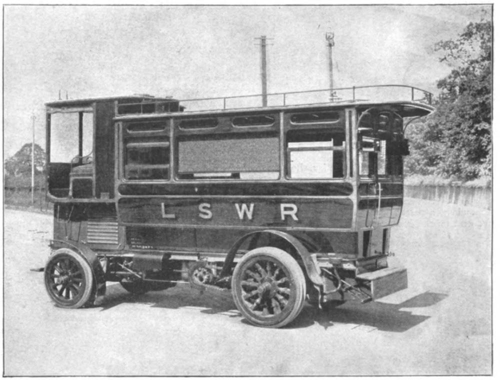 Railway Motor Omnibus, built by Messrs. Clarkson, Ltd., at Chemsford