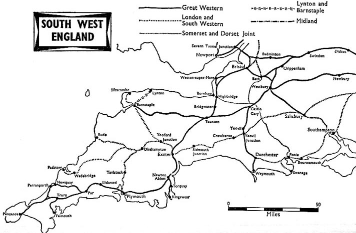 Map of British Railways