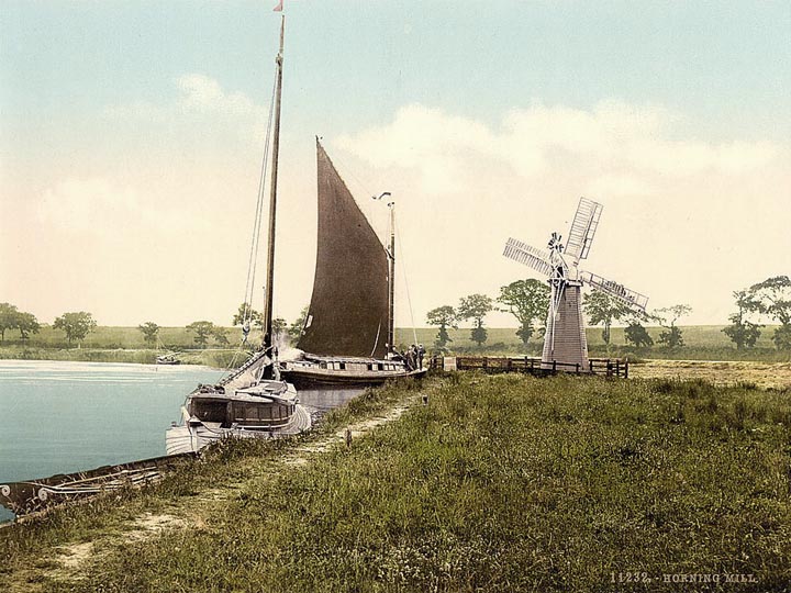 Horning Mill and Sailing Boats